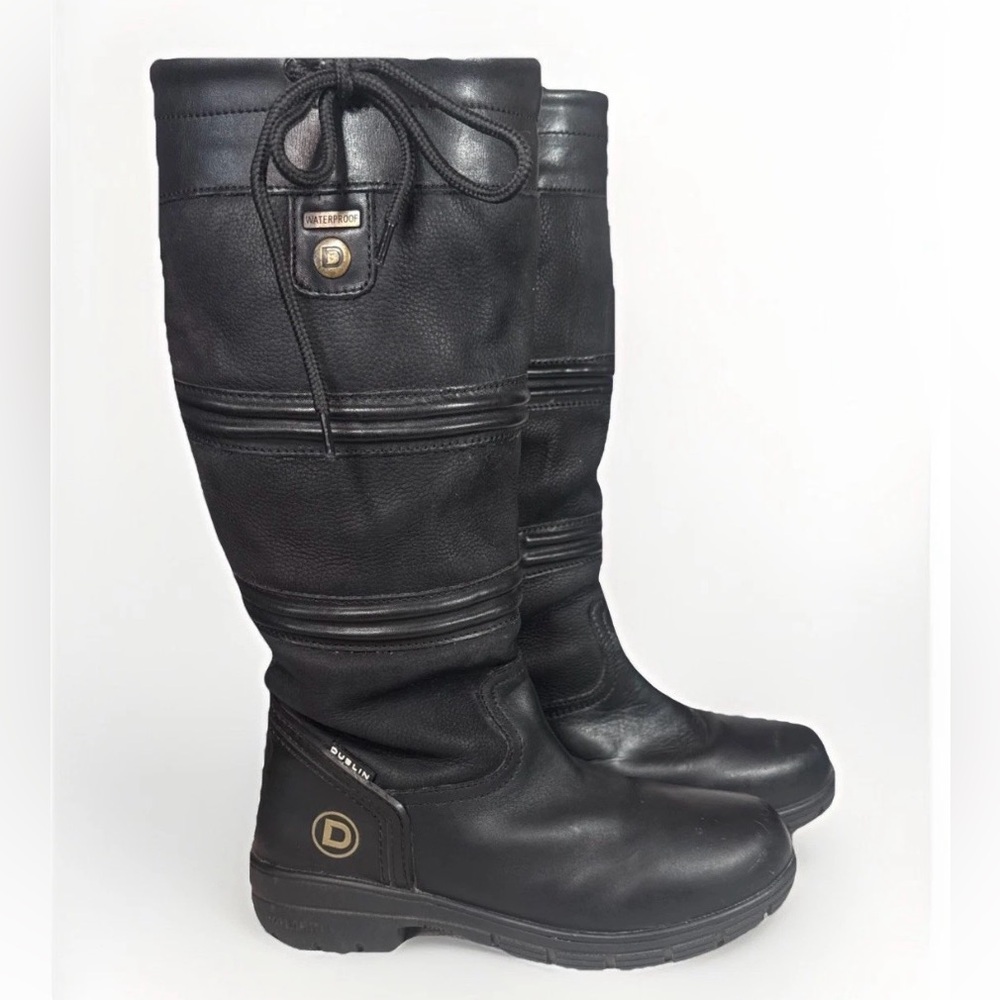 Dublin Unisex Adult Husk II Leather Jodhpur Boots / Black